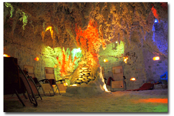 Výstavba solných jeskyní